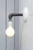 Industrial Black Pipe Wall Sconce Light - Bare Bulb Lamp - Industrial Light Electric - 2