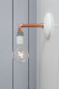 Copper Pipe Wall Sconce Light - Bare Bulb Lamp - Industrial Light Electric - 7