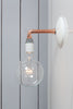 Copper Pipe Wall Sconce Light - Bare Bulb Lamp - Industrial Light Electric - 3
