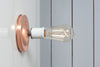Copper Wall Mount Light - Bare Bulb - Industrial Light Electric - 7