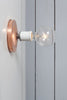 Copper Wall Mount Light - Bare Bulb - Industrial Light Electric - 5
