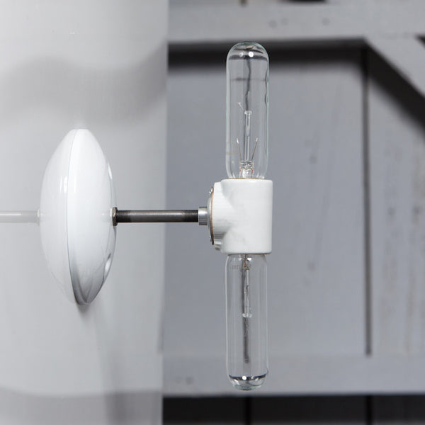 Double Wall Sconce - Industrial Wall Light - Bare Bulb Lamp - Industrial Light Electric