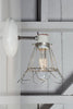 Vintage Wire Cage Wall Sconce Lamp