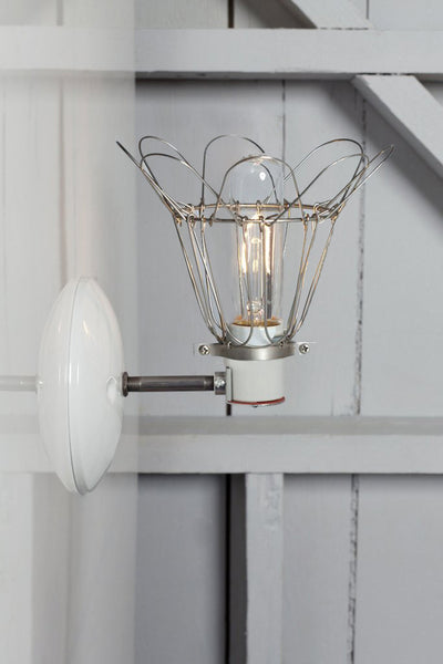 Scalloped Cage Wall Sconce