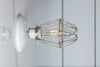 Cage Sconce Wall Light - Vintage Cage Lamp - Industrial Light Electric - 5