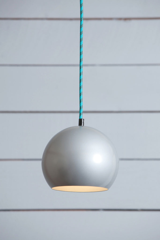 Eye Ball Pendant Light - Mid Century Pendant - Gray - Industrial Light Electric - 1