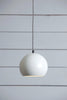 White Eye Ball Light - Mid Century Penant - Industrial Light Electric - 2