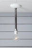 Industrial Pipe Pendant Light - Bare Bulb